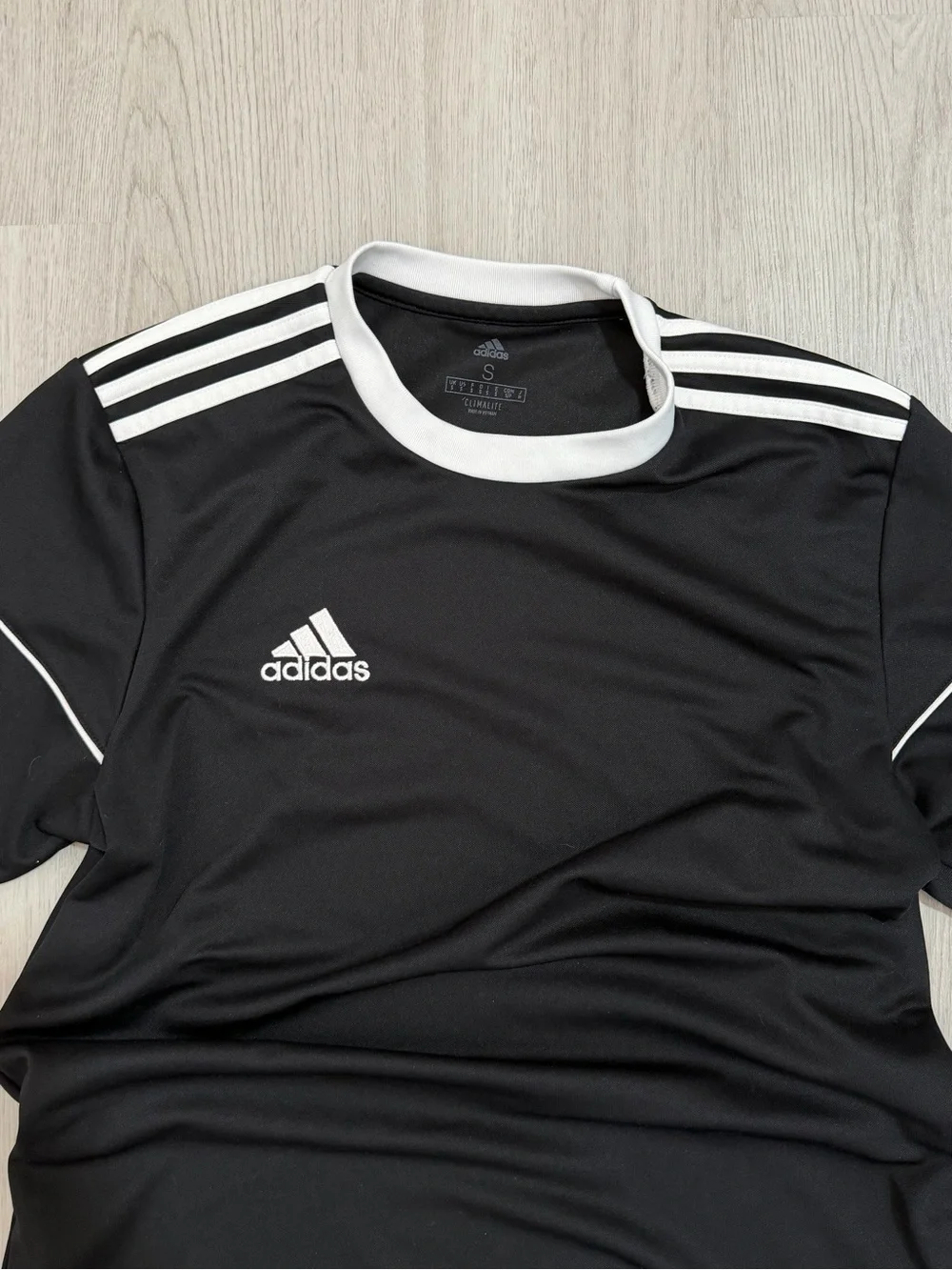 adidas Black and White Athletic Training Shirt